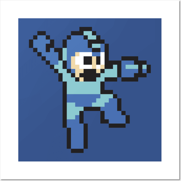 Megaman jump'n shoot Wall Art by Slappers